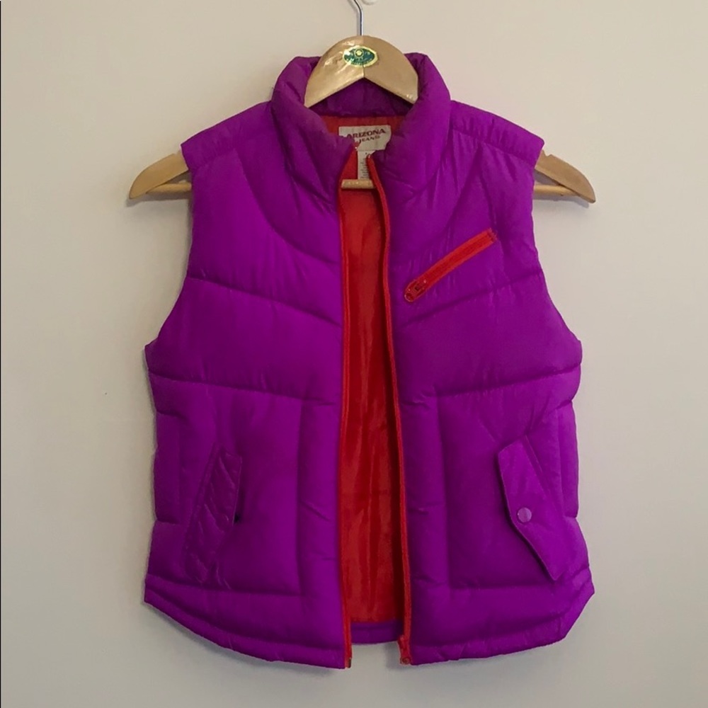 Arizona Bright Purple Puffer Vest